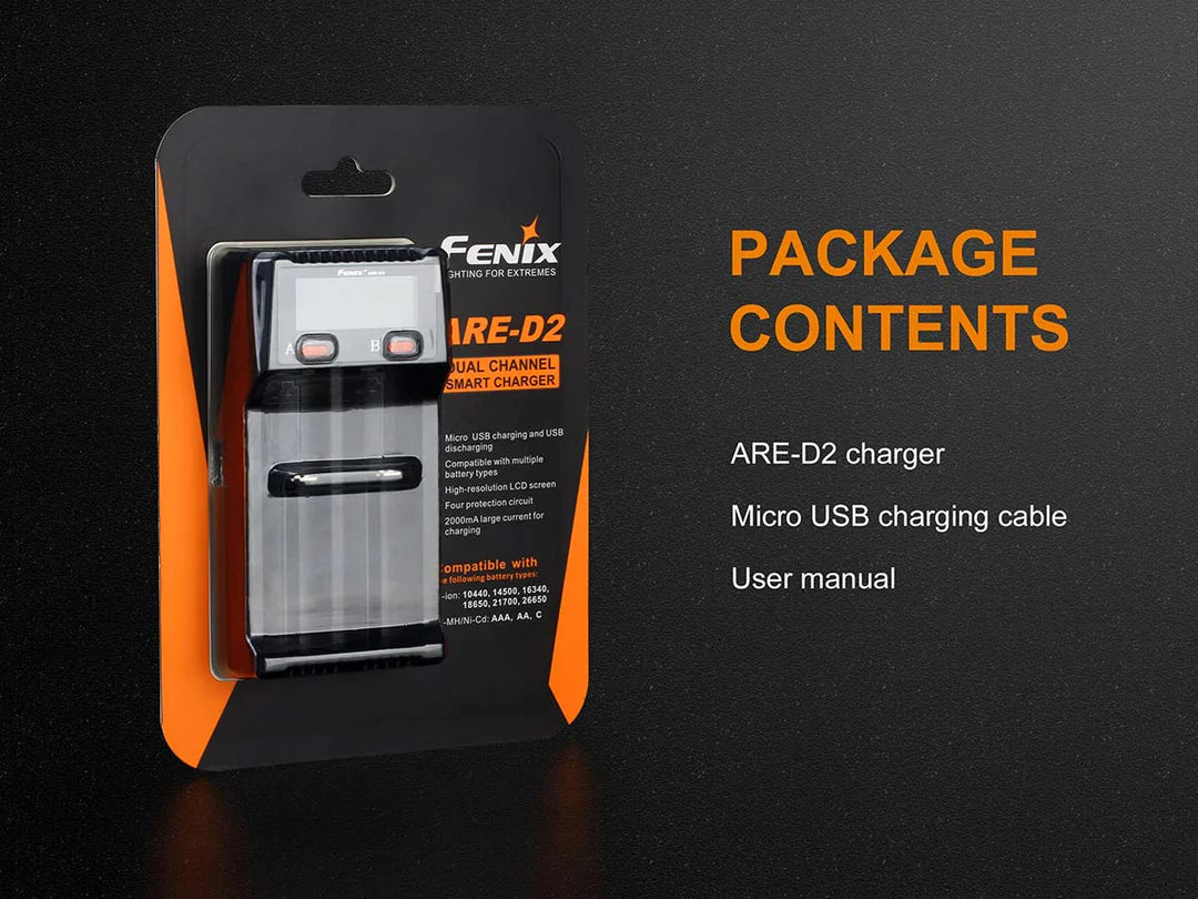 Fenix ARE-D2 Battery Charger