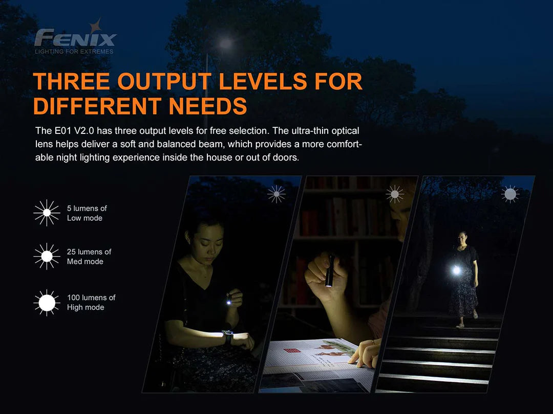 Fenix E01 V2.0 Keyring Flashlight