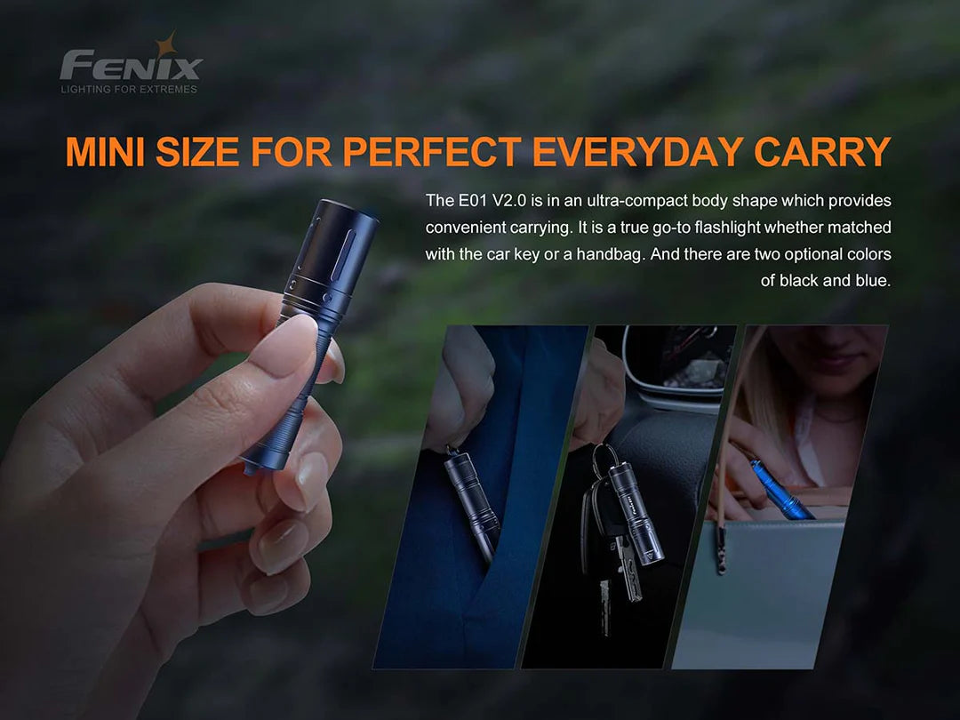 Fenix E01 V2.0 Keyring Flashlight