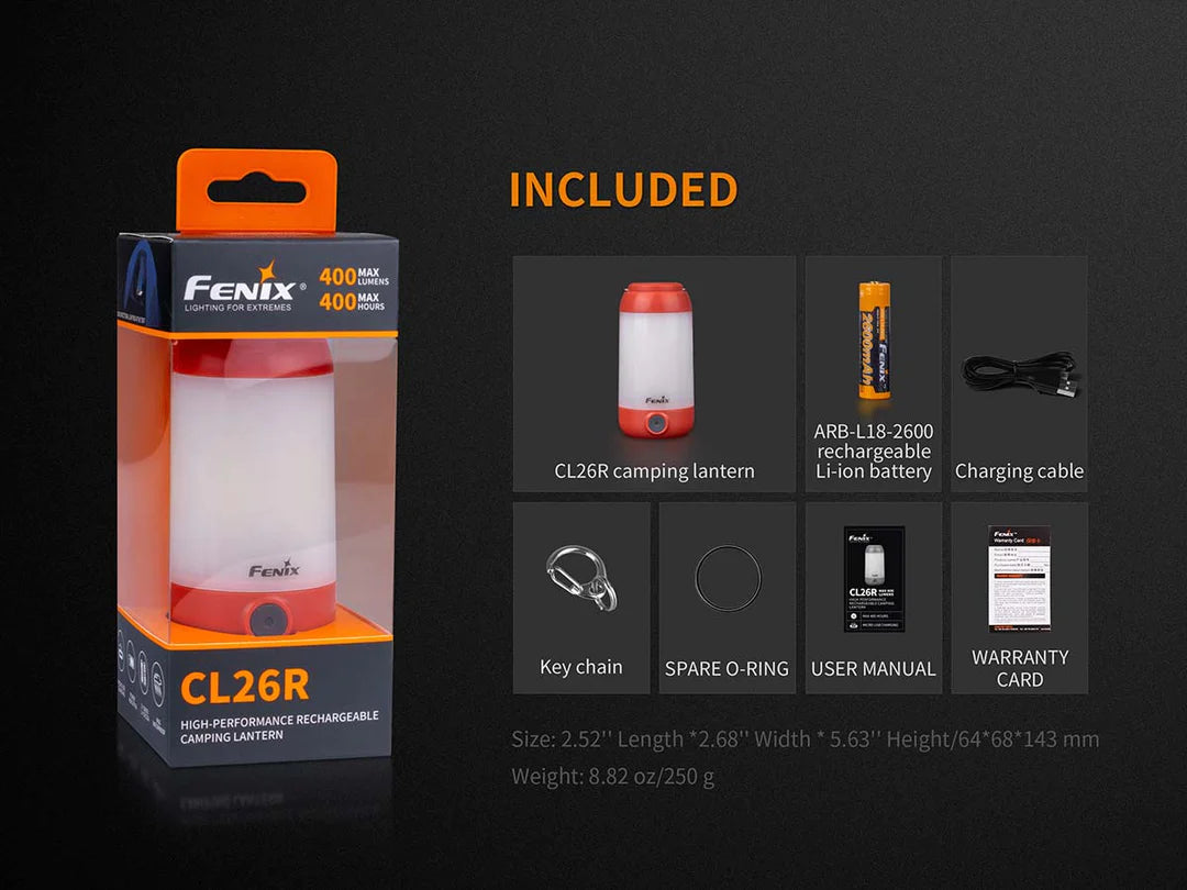 Fenix CL26R Rechargeable Lantern