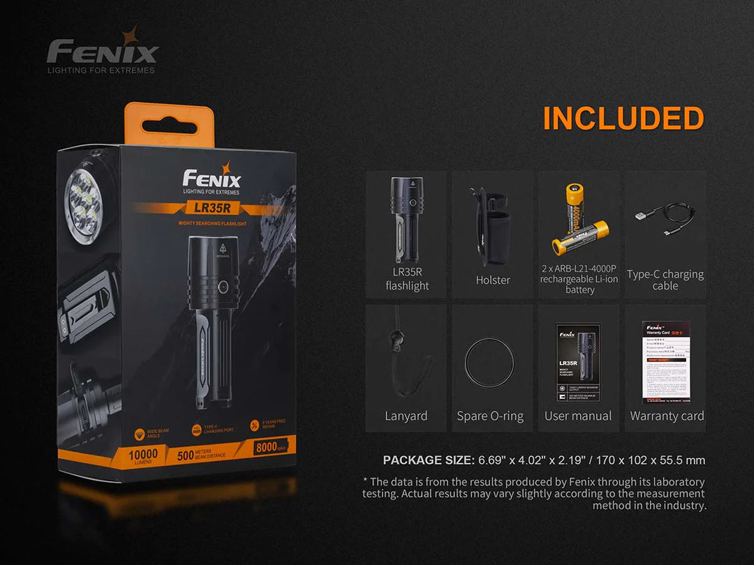 Fenix LR35R 10,000 Lumen Spotlight