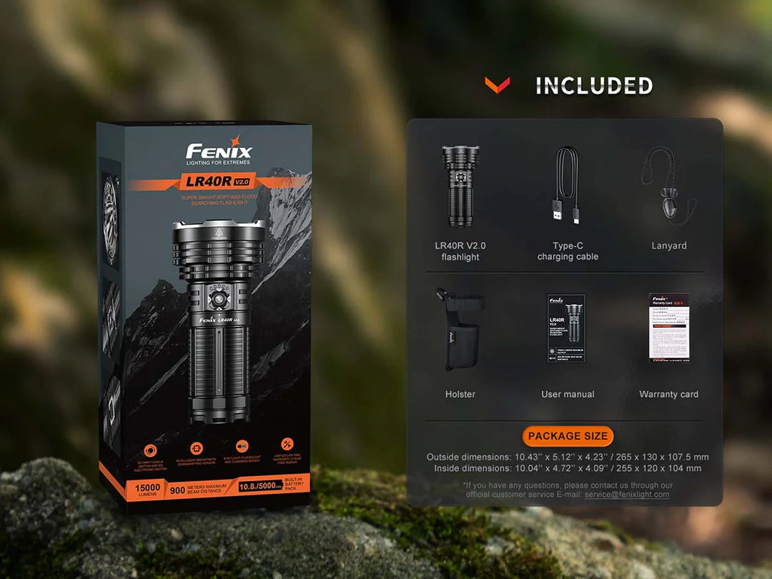 Fenix LR40R V2.0 15,000 Lumen Spotlight