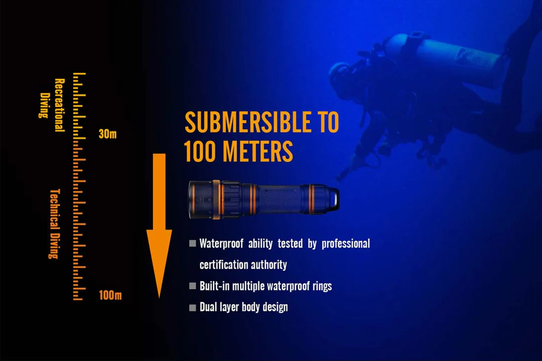 Fenix SD11 Diving Flashlight