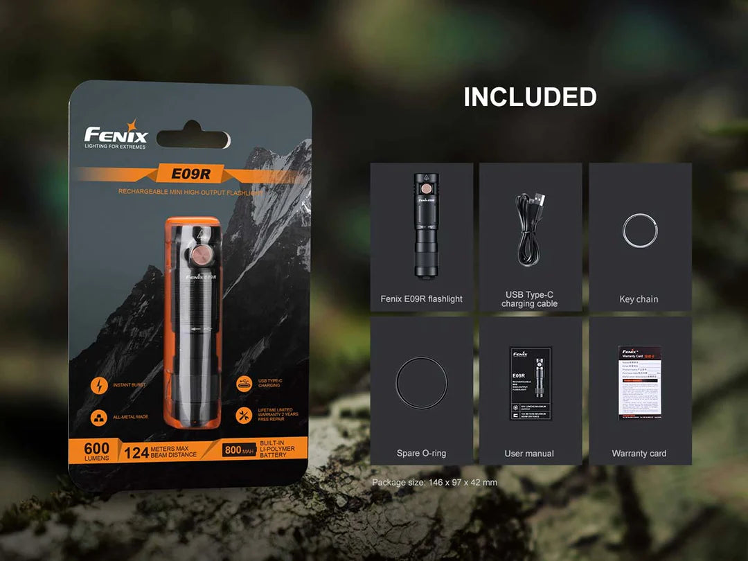 Fenix E09R Rechargeable EDC Flashlight