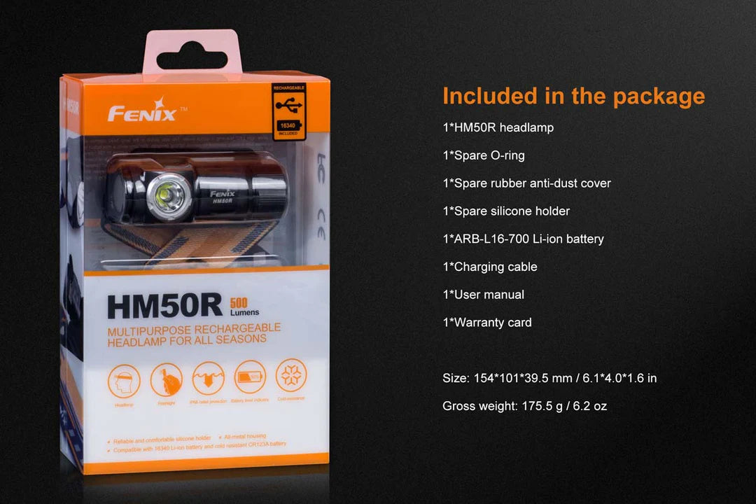 Fenix HM50R USB Rechargeable Headlamp