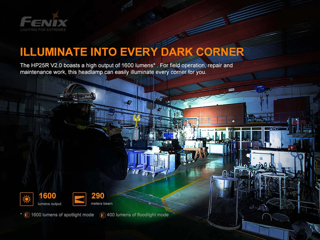 Fenix HP25R V2.0 Rechargeable Headlamp