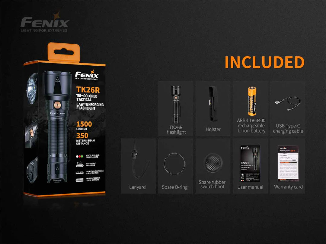 Fenix TK26R Tactical Flashlight