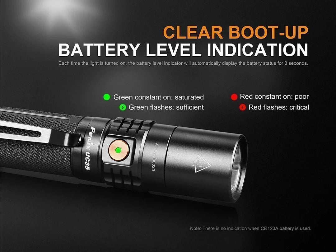 Fenix UC35 V2.0 Rechargeable Flashlight