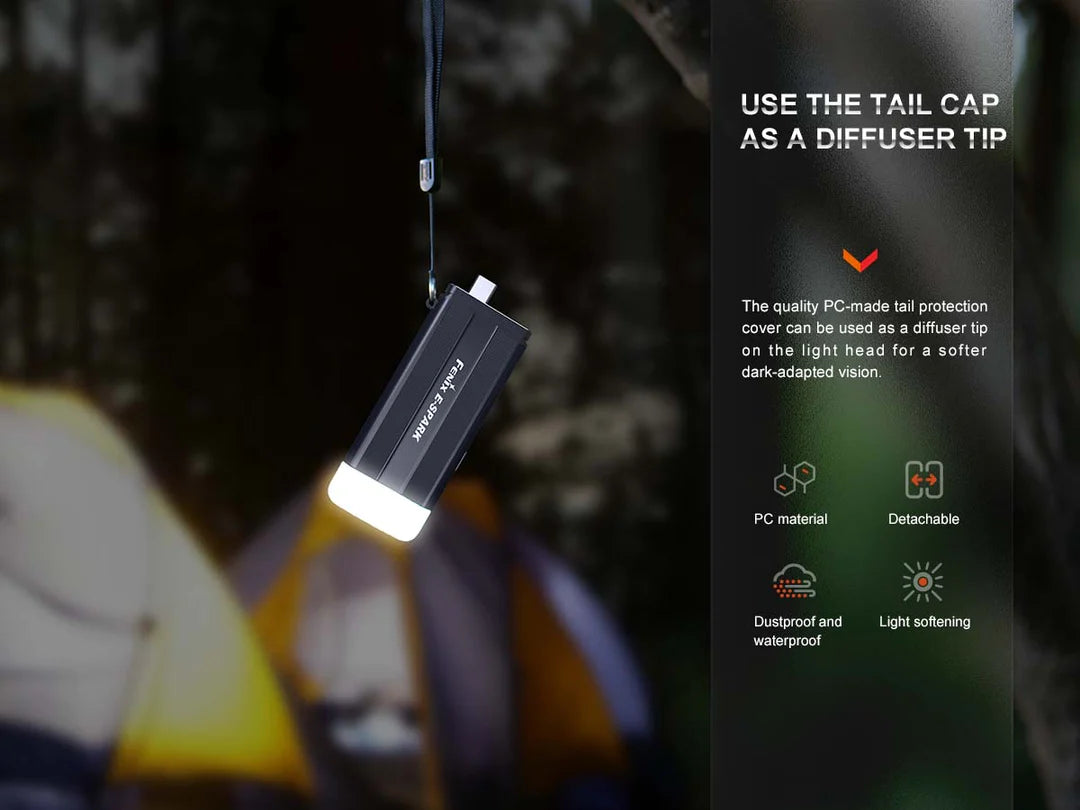 Fenix E-Spark Keychain Flashlight & Emergency Power Bank