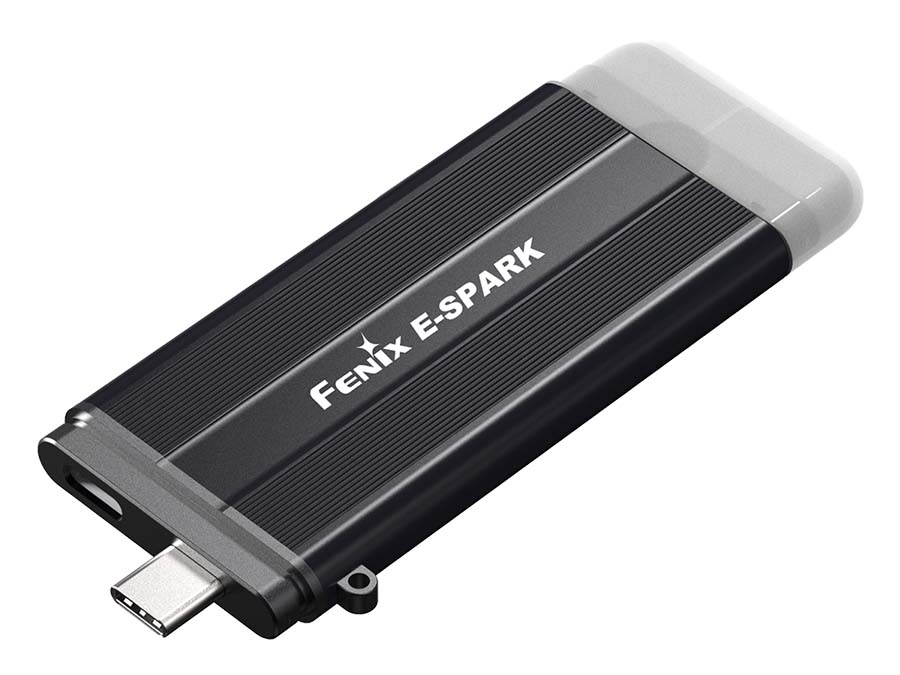 Fenix E-Spark Keychain Flashlight & Emergency Power Bank