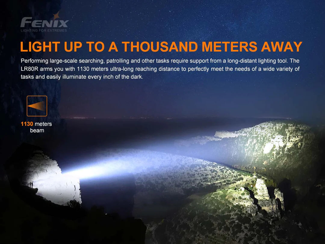 Fenix LR80R 18,000 Lumen Spotlight