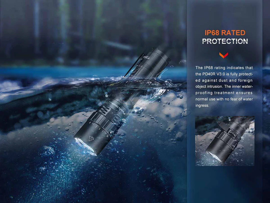 Fenix PD40R V3.0 Rechargeable Flashlight