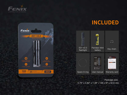 Fenix E01 V2.0 Keyring Flashlight
