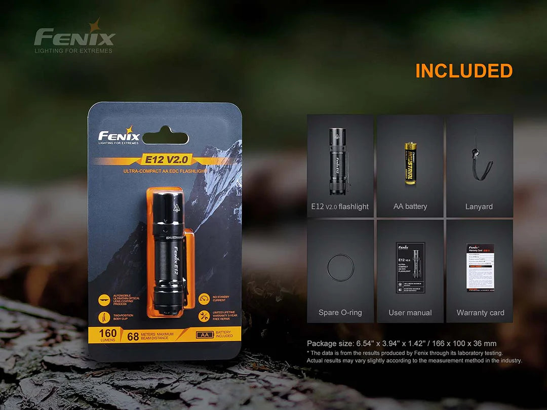Fenix E12 V2.0 Flashlight