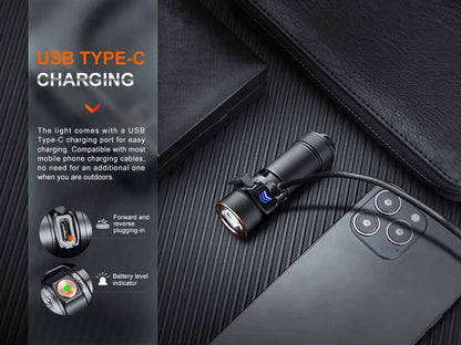 Fenix E18R V2.0 Rechargeable EDC Flashlight