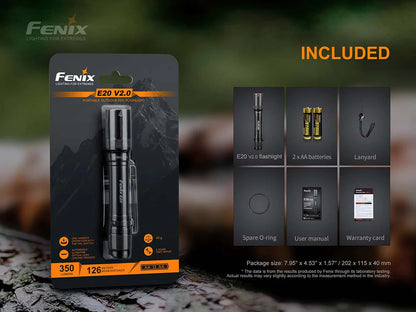 Fenix E20 V2.0 Flashlight