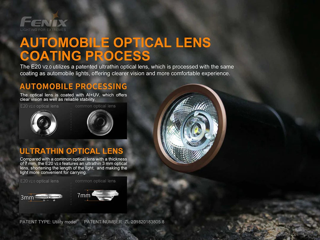Fenix E20 V2.0 Flashlight