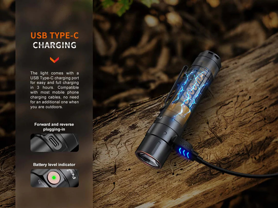 Fenix E35R Flashlight + AOD-S V2.0 Diffuser Kit
