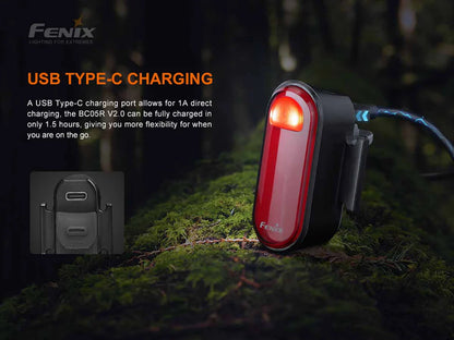 Fenix BC05R V2.0 Rechargeable Bike Tail Light