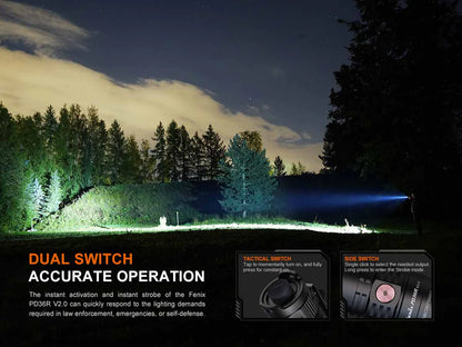Fenix PD36R V2.0 Rechargeable Flashlight
