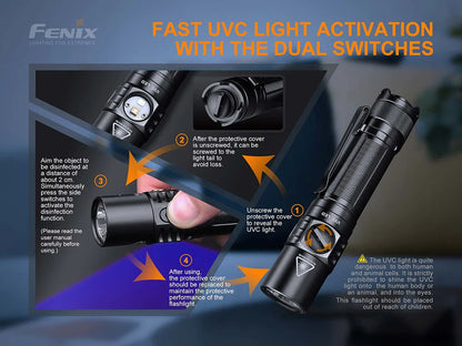 Fenix LD32 UVC Disinfecting Flashlight