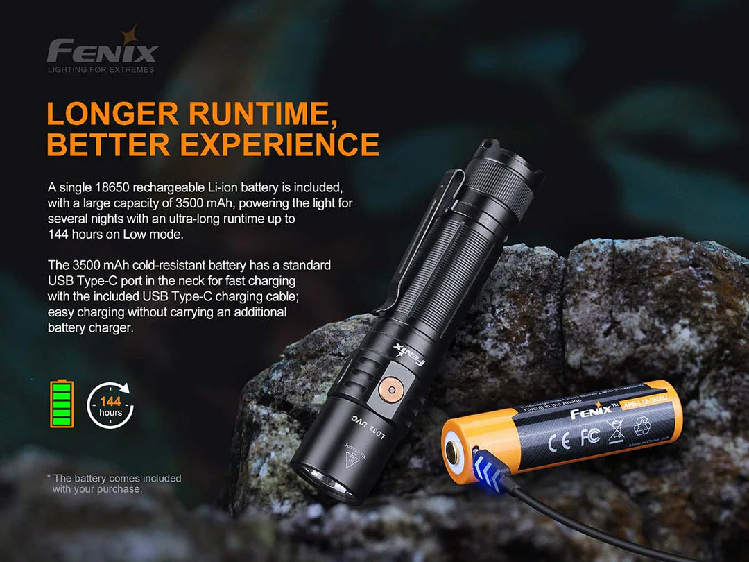 Fenix LD32 UVC Disinfecting Flashlight