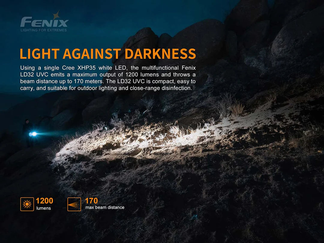 Fenix LD32 UVC Disinfecting Flashlight