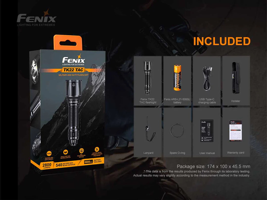 Fenix TK22 Tactical Flashlight