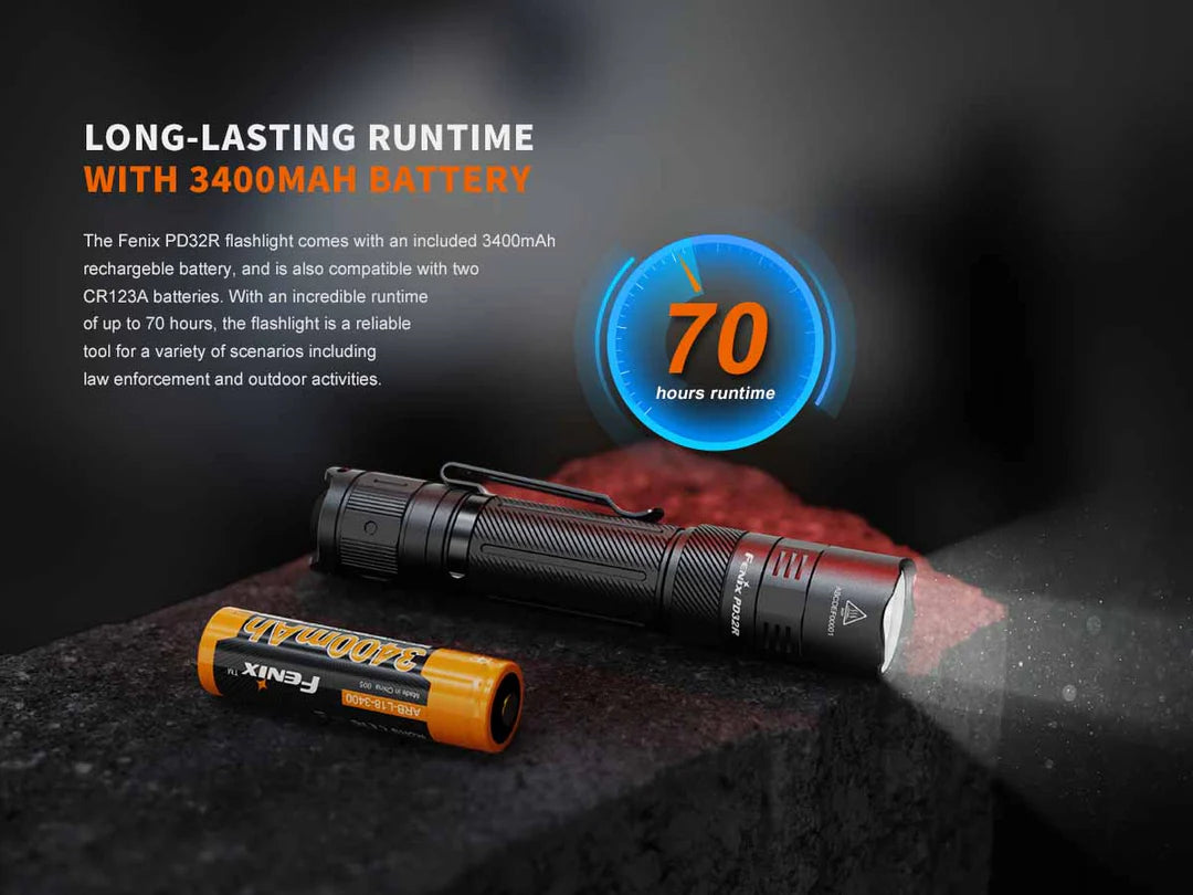 Fenix PD32R Rechargeable Flashlight
