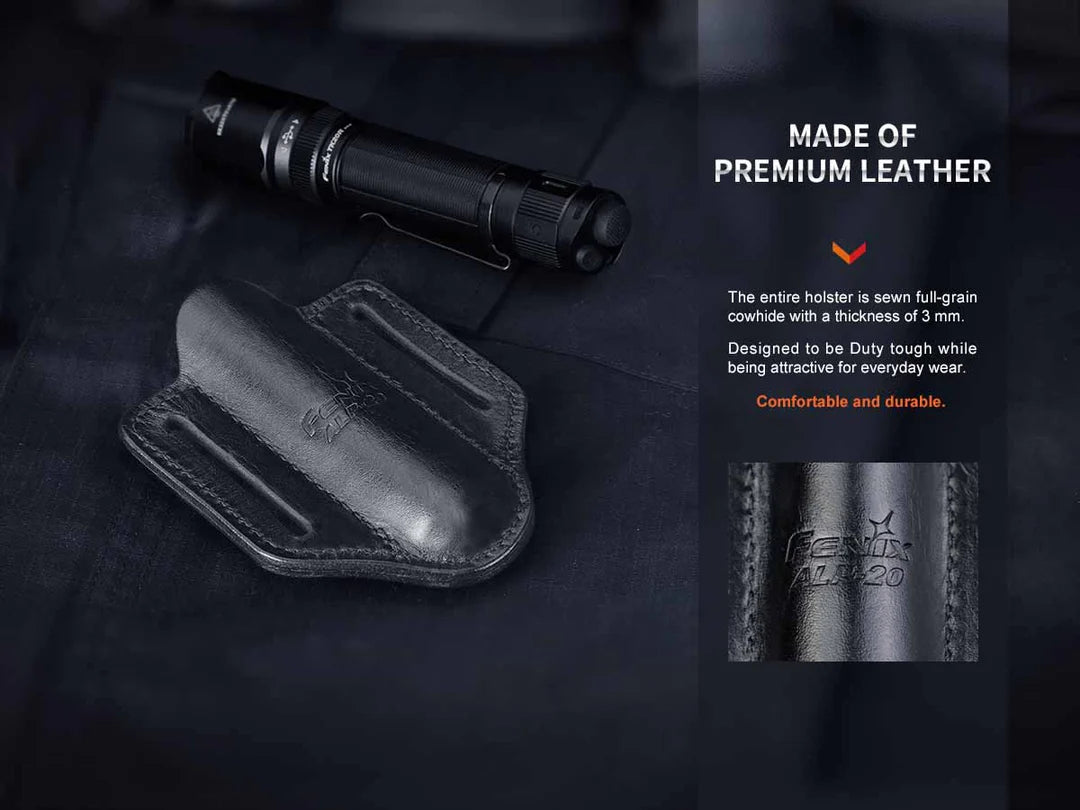 Fenix ALP-20 Leather Flashlight Holster